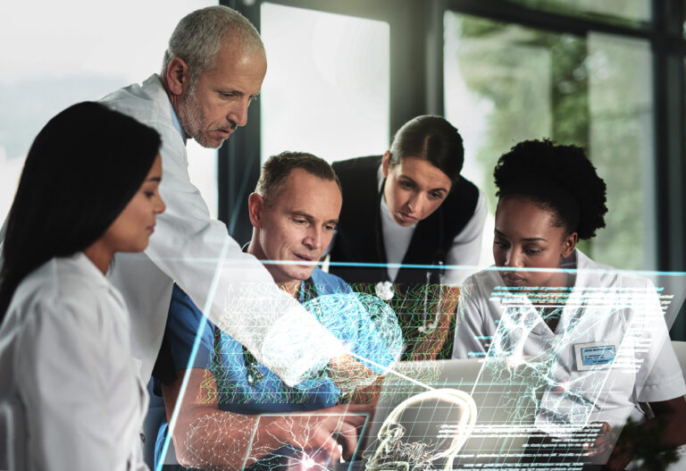 – laptop-teamarbeit-oder-arzte-mit-3d-hologramm-des-gehirns-fur-neurologie-oder-anatomie-oder-dna-der-krankenhausklinik-date.