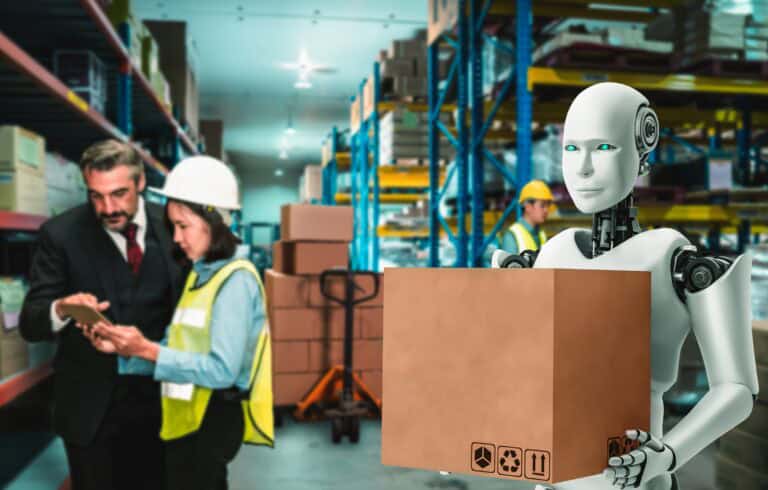 Innovativer Industrie Roboter im Einsatz